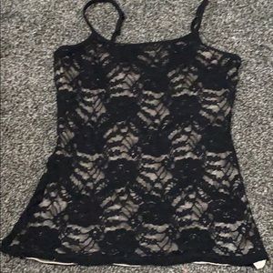 Lace tank top